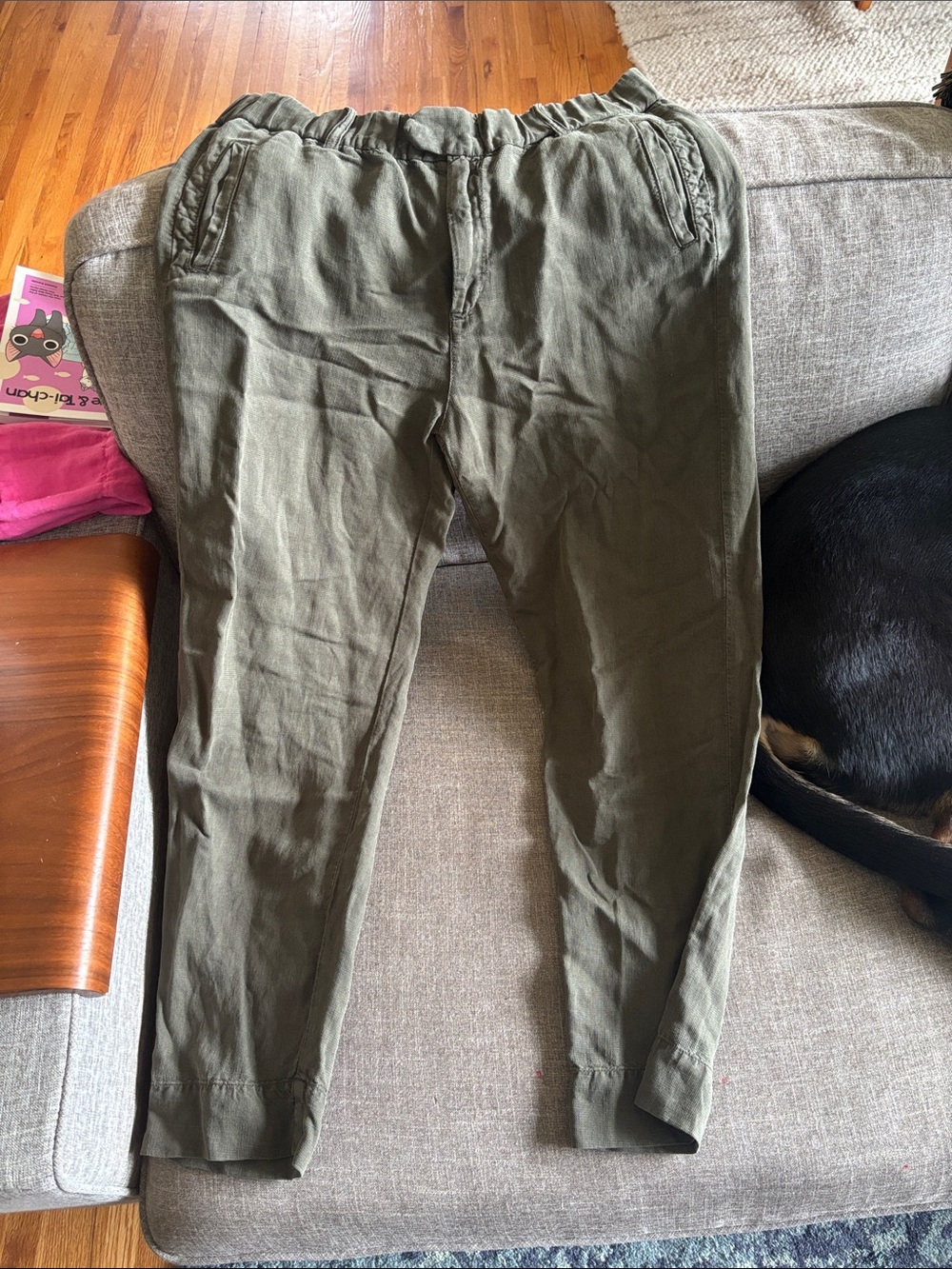 J. Crew Olive Green Women's Drawstring Chinos